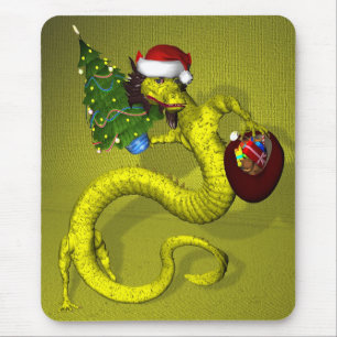 Mousepad Dragão Amarelo
