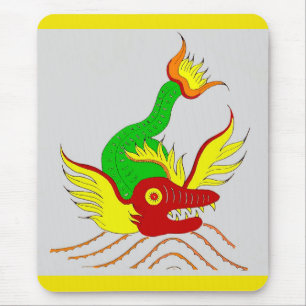 Mousepad dragão assustador