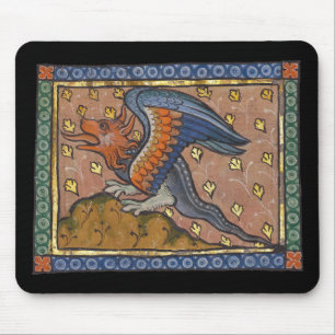 Mousepad Dragão Bestiário Medieval c. 1270