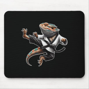 Mousepad Dragão-Boca-Boca-Boca-Boca-Pose Karate Samurai Nin
