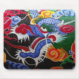 Mousepad Dragão colorido