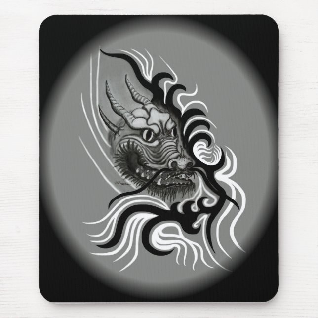 Mousepad Dragão da China em Tattoostyle (Frente)
