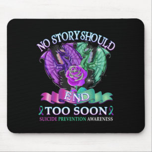Mousepad Dragão da Consciência do Suicídio Nenhuma História