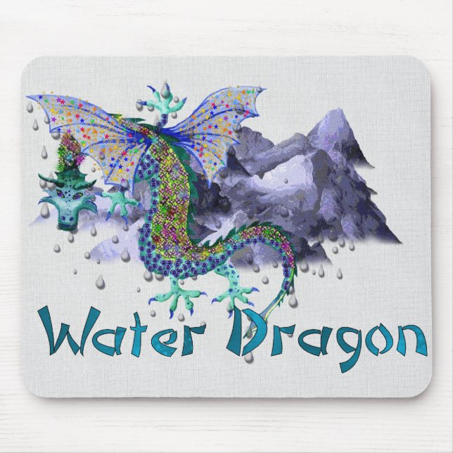 Mousepad Dragão de água (Frente)