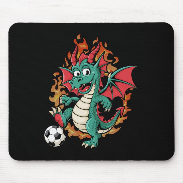 Mousepad Dragão de Futebol  (Frente)