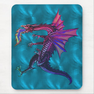 Mousepad Dragão do arco-íris