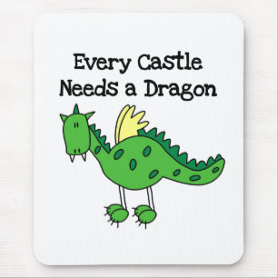 Mousepad Dragão do castelo