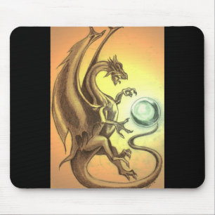 Mousepad Dragão do por do sol