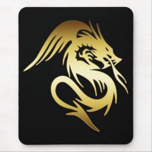 MOUSEPAD DRAGÃO DOURADO