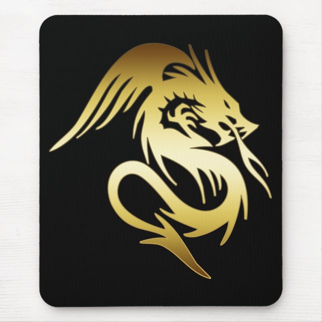 MOUSEPAD DRAGÃO DOURADO (Frente)