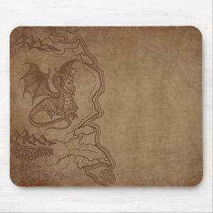 Mousepad Dragão e Mapa
