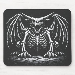 Mousepad Dragão Esqueleto por BurnsInHell