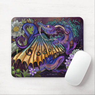 Mousepad Dragão Floral 