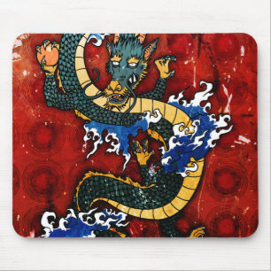 Mousepad Dragão Japonês