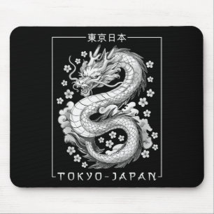 Mousepad Dragão Japonês Tóquio Japão anos 80 Ani Mítico Asi