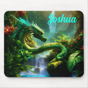 Mousepad Dragão na Selva