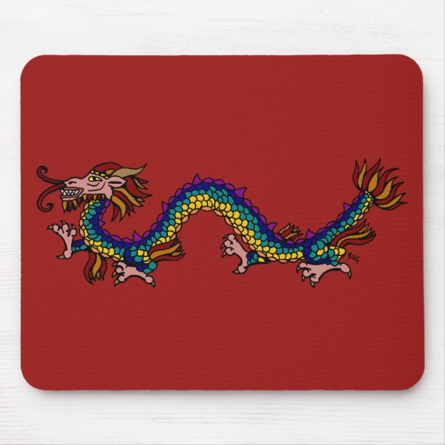 Mousepad Dragão Oriental (Frente)