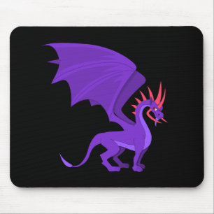 Mousepad Dragão roxo