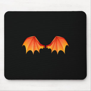 Mousepad Dragão T Asas Halloween Costume Laranja Na Toca
