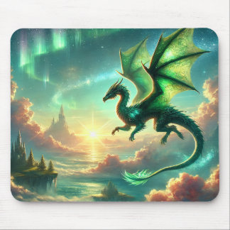 Mousepad Dragão Verde
