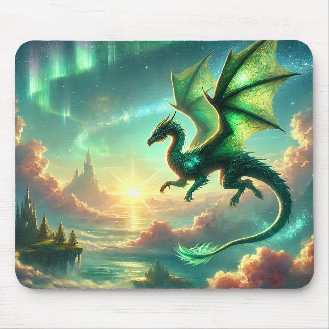 Mousepad Dragão Verde (Frente)