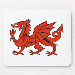 Mousepad Dragão vermelho