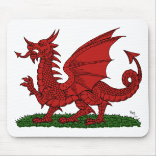 Mousepad Dragão Vermelho do País de Gales
