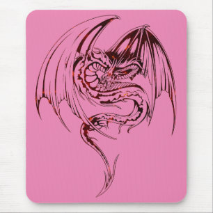 Mousepad Dragão Wyvern São Criaturas Mitológicas de Fantasi