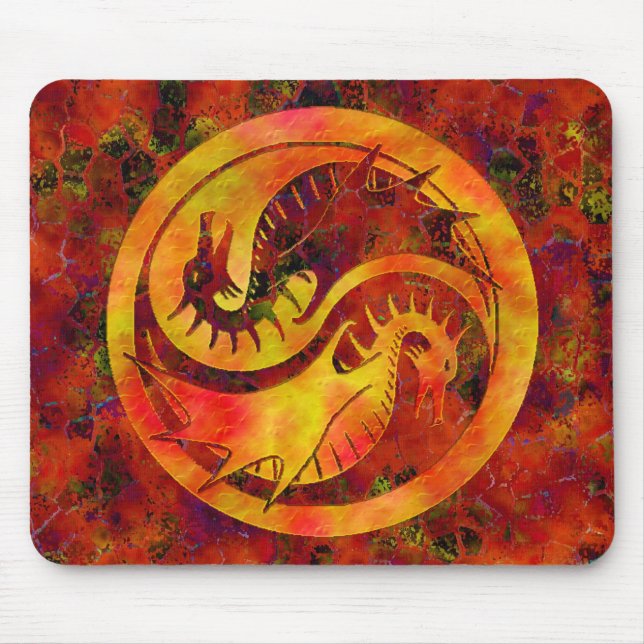 Mousepad Dragão Yin Yang (Frente)