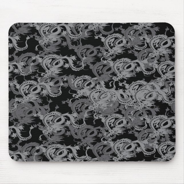 Mousepad Dragão Ying Yang Chinês (Frente)