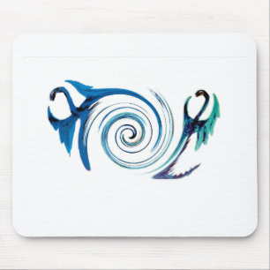 Mousepad Dragões azuis animais Mythical