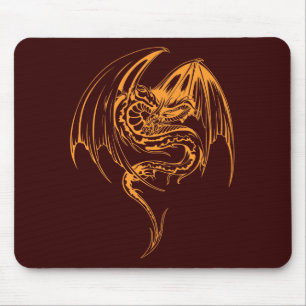 Mousepad Dragões Wyvern São Criaturas Mitológicas de Fantas