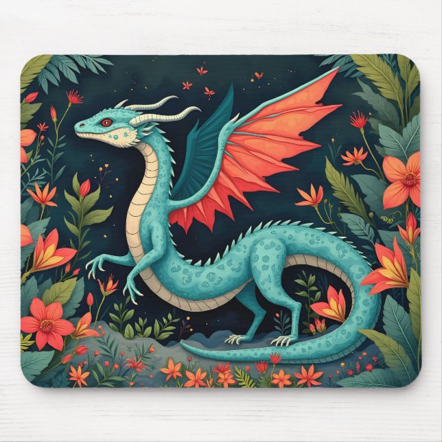 Mousepad Dragon in the Jungle (Frente)