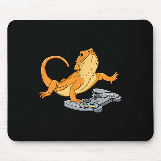 Mousepad Dragon Lizard Gamer Jogo Gecko (Frente)