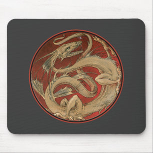 Mousepad Dragon Lore Art Nouveau