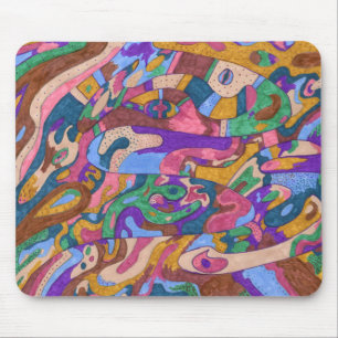 Mousepad Dragon Ride, Abstrato original