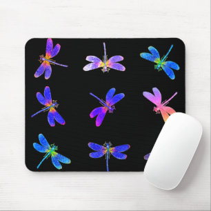 Mousepad Dragonflies coloridos