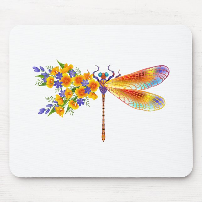 Mousepad Dragonfly Amarelo (Frente)