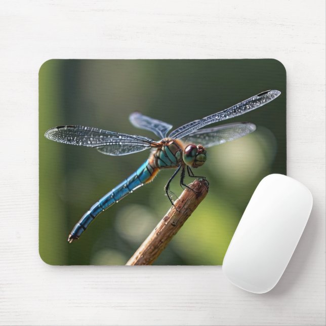 Mousepad Dragonfly Azul (Com mouse)