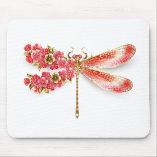 Mousepad Dragonfly com joalheria sakura