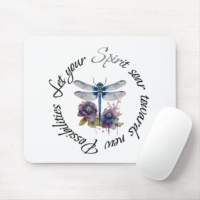 Mousepad Dragonfly - espírito de novas possibilidades (Com mouse)