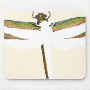 Mousepad Dragonfly Miniatura em Fundo Branco