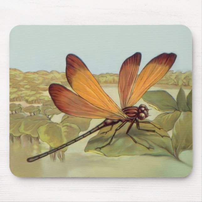Mousepad Dragonfly ouro (Frente)