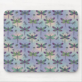 Mousepad Dragonfly Pattern
