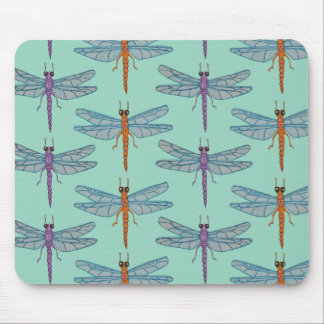 Mousepad Dragonfly pattern