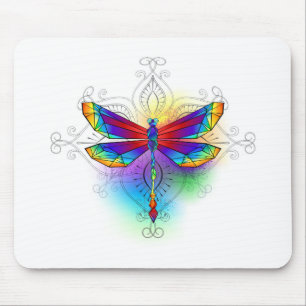 Mousepad Dragonfly Poligonal