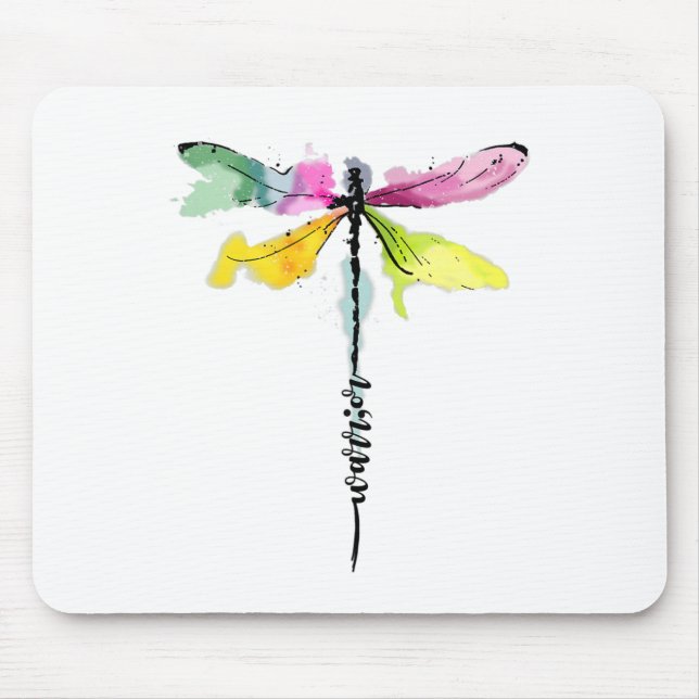 Mousepad Dragonfly Warrior Semicolon Prevenção Suicídio Awa (Frente)