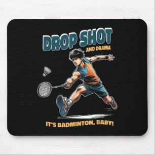 Mousepad Drama de Badminton - Golpes Suaves e Emoções Badmi