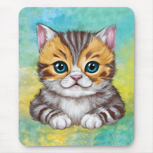 Mousepad Drawing Cat (Frente)