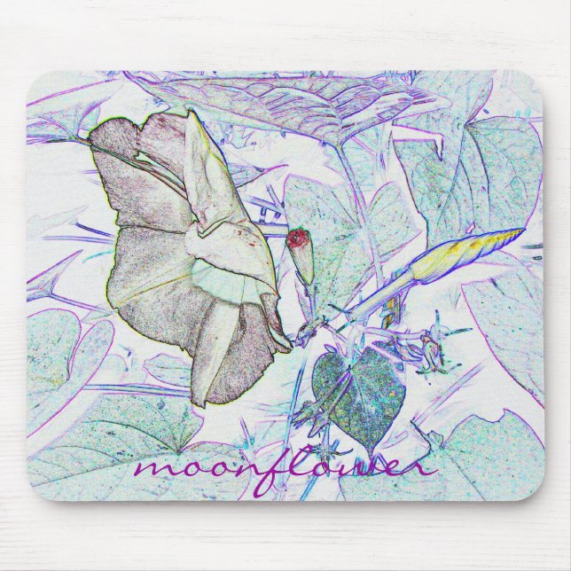 Mousepad drawing de Moonflower do " (Frente)